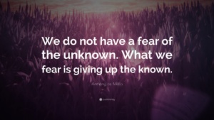 Fear-of-unknown